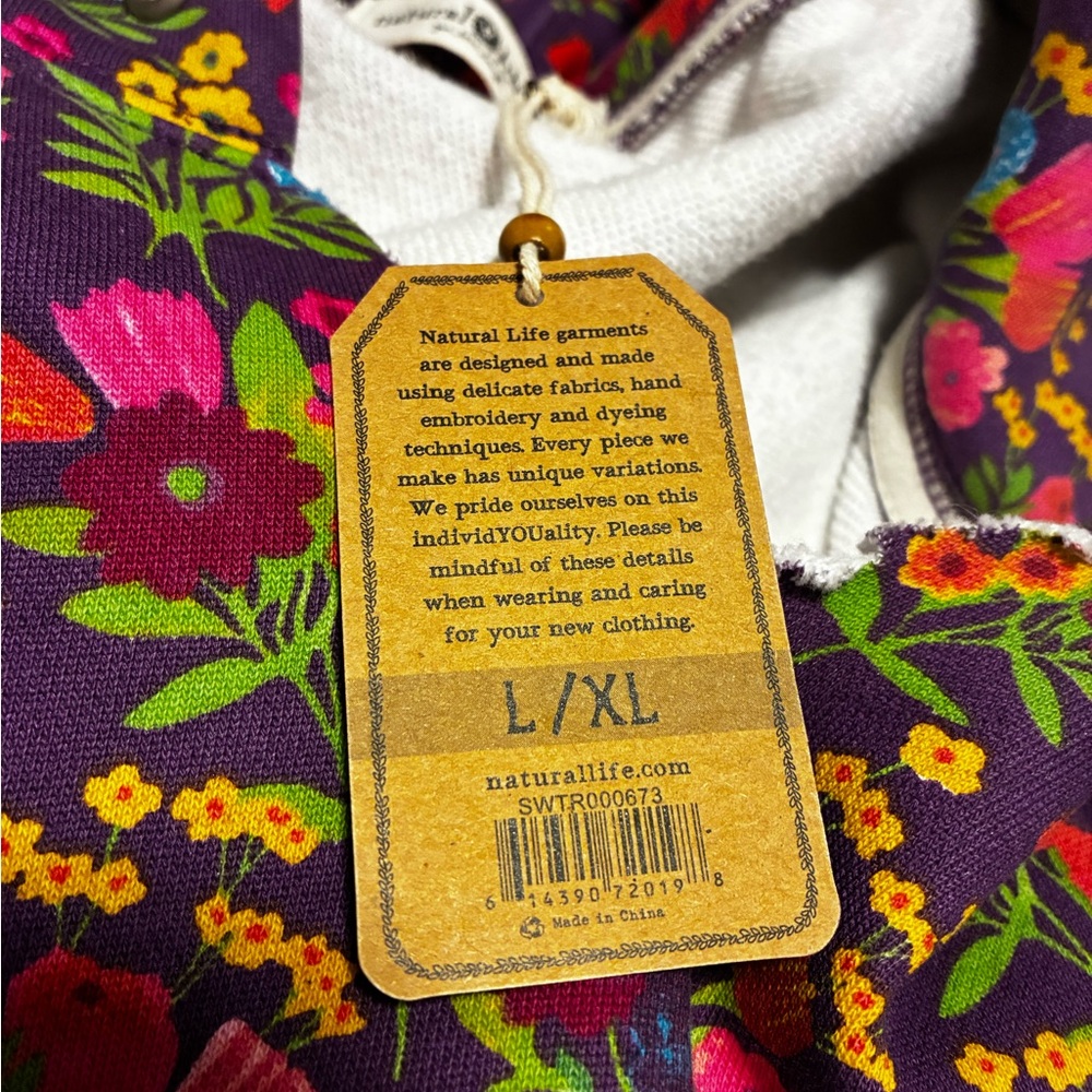 Floral Oversized Hoodie - Picture 6 of 8